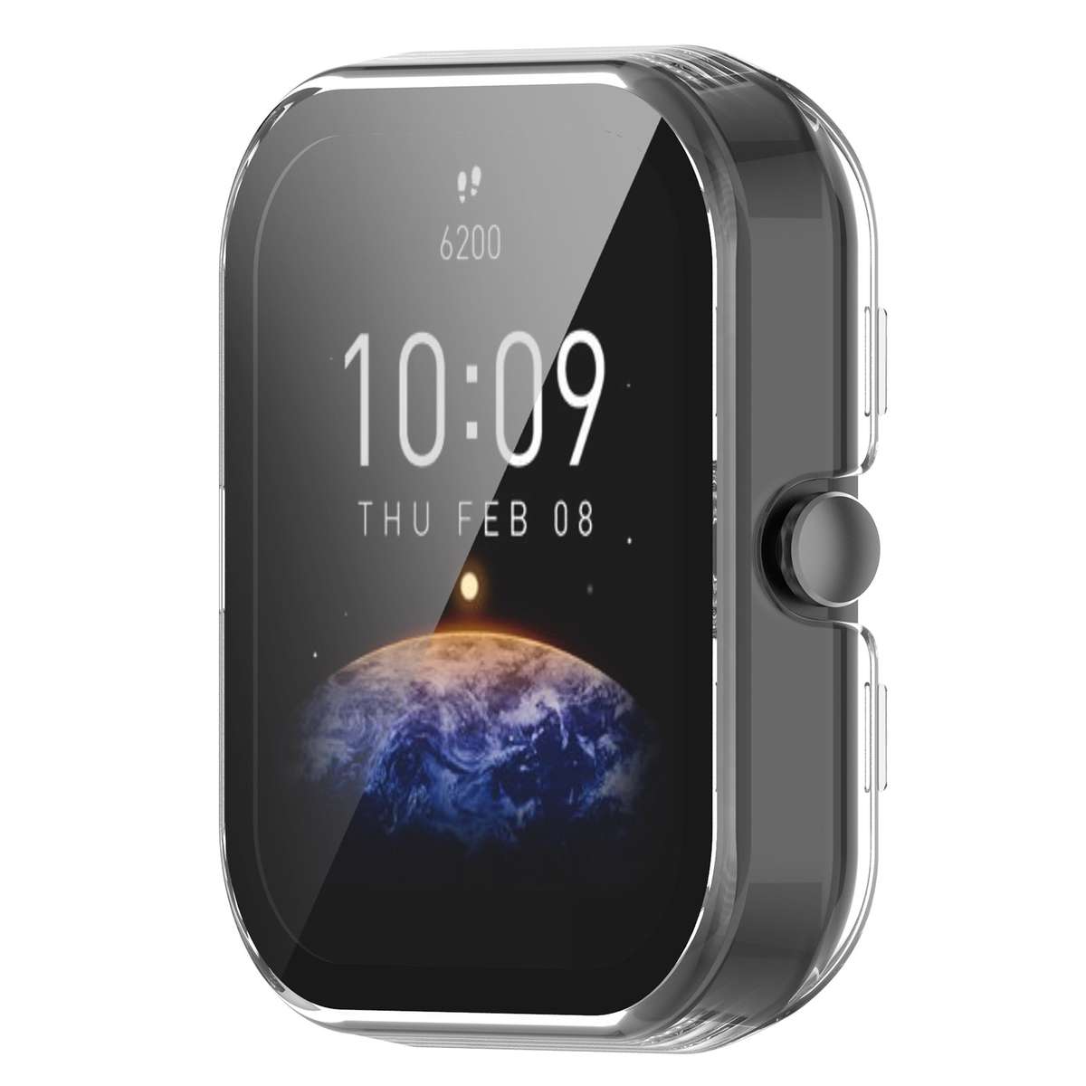 For Amazfit Bip3 / Bip3 Pro PC+ Toughened Film Fully Enclosed Protective W ... (Transparent White)