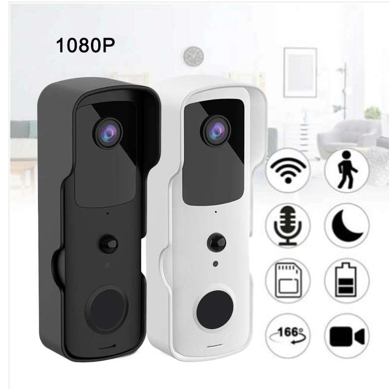 T30 Tuya Smart WIFI Video Doorbell Support Two-way Intercom & Night Vision(Black)