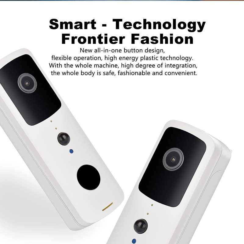 T30 Tuya Smart WIFI Video Doorbell Support Two-way Intercom & Night Vision(Black)