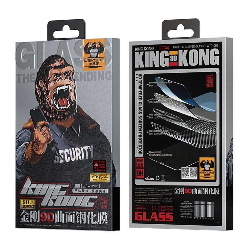 For iPhone 14 Pro WEKOME 9D Curved HD Tempered Glass Film