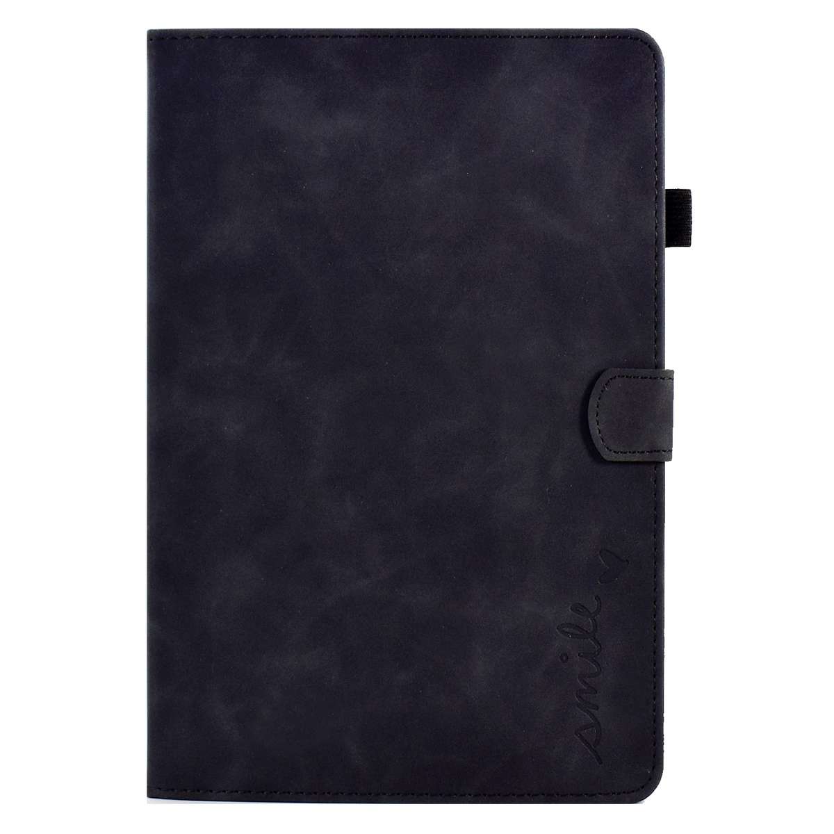 For Huawei MatePad T 10 / T 10s / Honor Pad 6 / X6 Embossed Smile Flip Tablet Leather Case(Black)