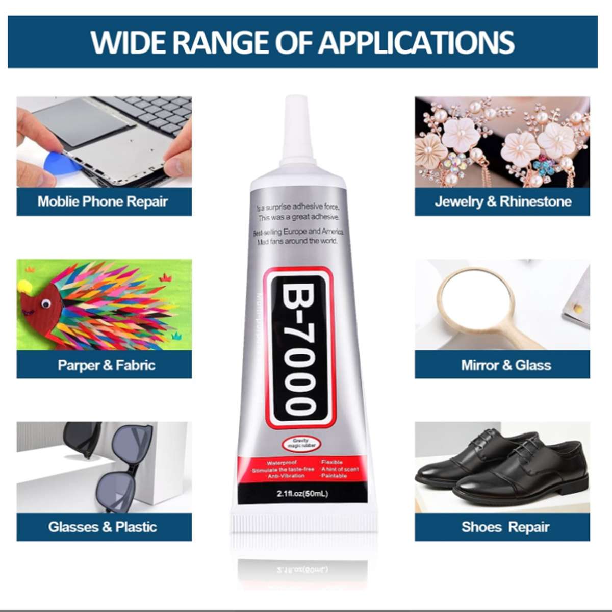 50mL B-7000 Multifunction DIY Repair Adhesive Glue