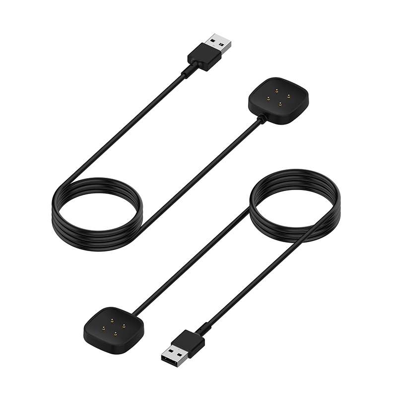 For Fitbit Versa4 Watch Magnetic Charging Cable Length: 30cm
