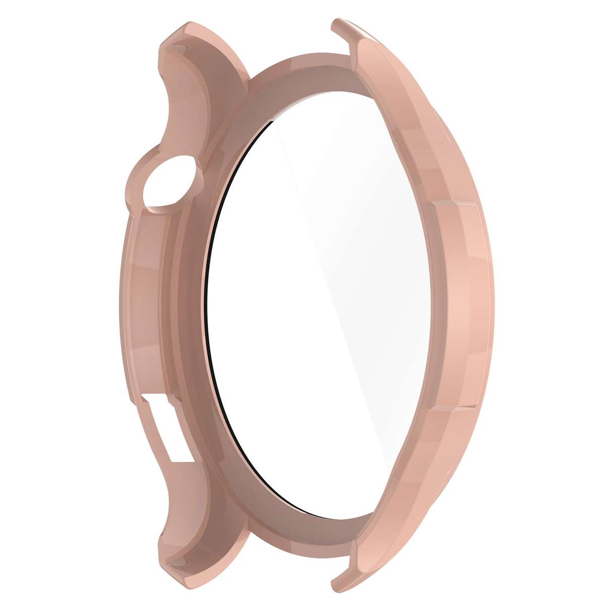 For Amazfit GTR 4 / Amazfit GTR 4 Pro PC + Tempered Glass Integrated Protective Watch Case(Pink)