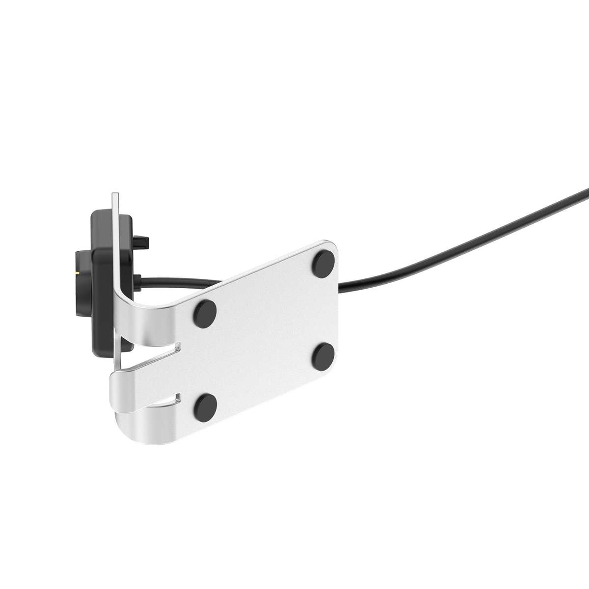 For Amazfit GTR4 / GTR4 Pro Rotatable Smart Watch Metal Charger Stand(Silver)