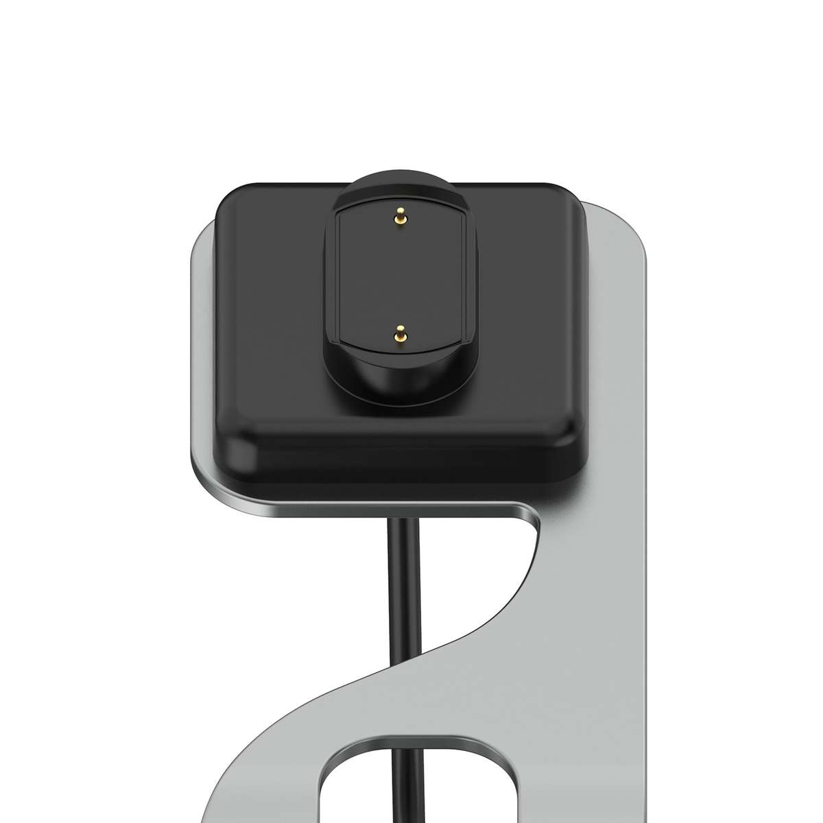 For Amazfit GTR4 / GTR4 Pro Rotatable Smart Watch Metal Charger Stand(Grey)