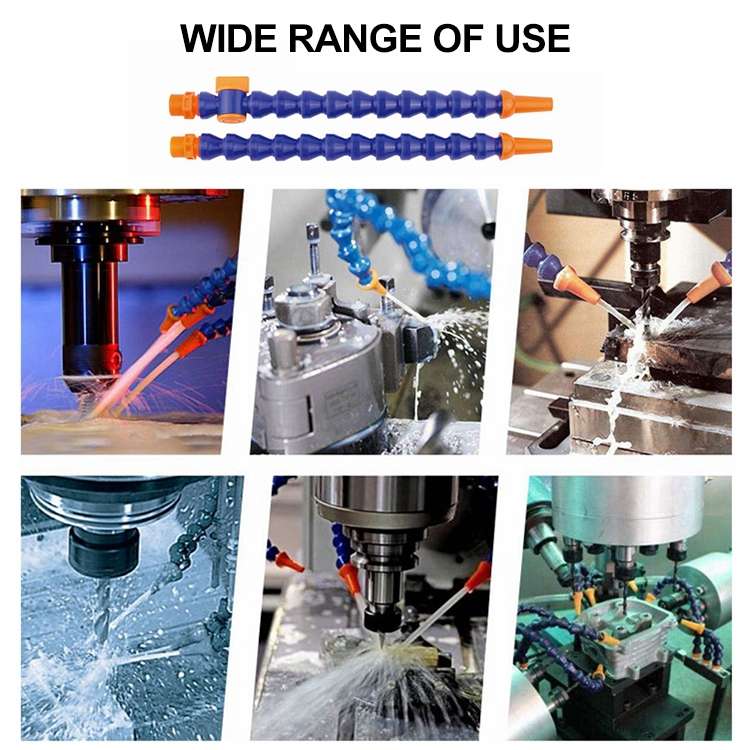 3/8 inch 60cm Adjustable Plastic Flexible Water Oil Cooling Hose Without Switch