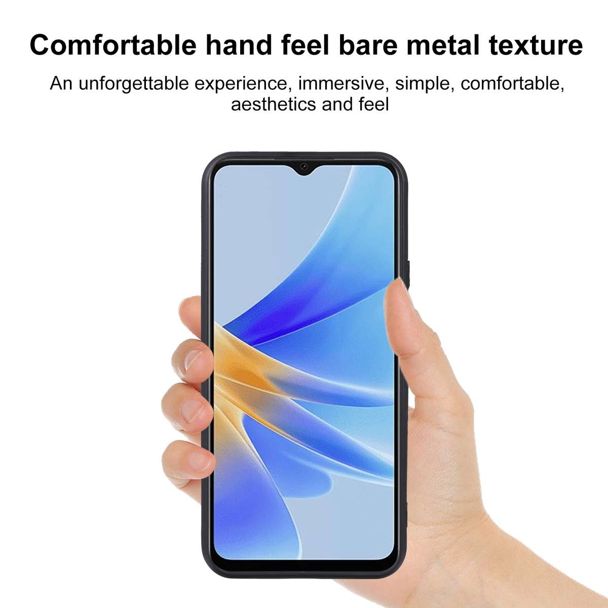 For OPPO A17k TPU Phone Case(Black)