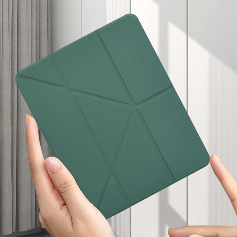 Acrylic 2 in 1 Y-fold Smart Leather Tablet Case For iPad Pro 12.9 2022 / 2021 / 2020 ... (Emerald)