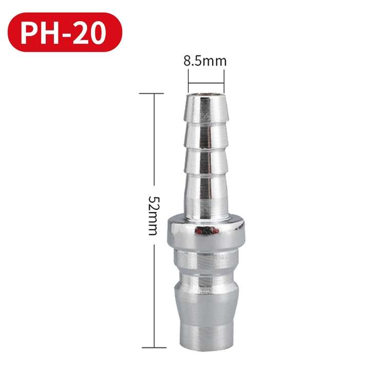 LAIZE PH-20 10pcs C-type Self-lock Air Tube Pneumatic Quick Fitting Connector