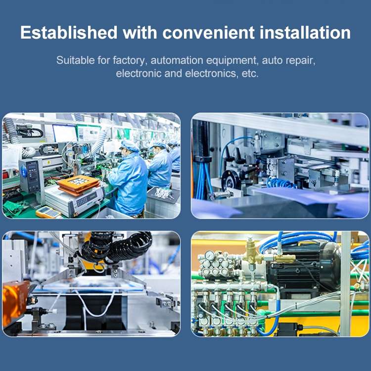 LAIZE SF-40 10pcs C-type Self-lock Air Tube Pneumatic Quick Fitting Connector