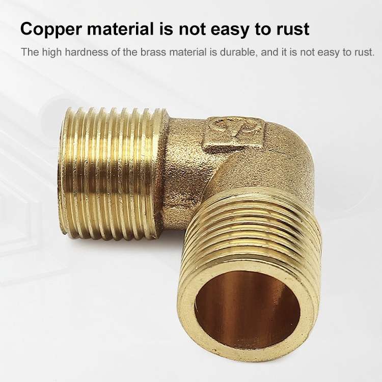 LAIZE External Thread Plumbing Copper Pipe Fittings, Caliber:3 Point(Three Way)