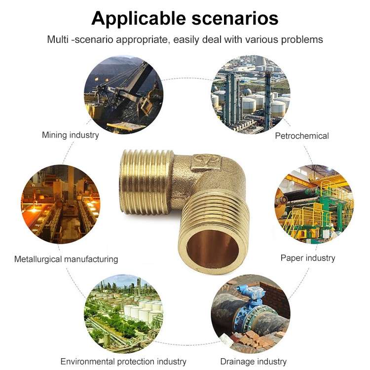 LAIZE External Thread Plumbing Copper Pipe Fittings, Caliber:3 Point(Three Way)