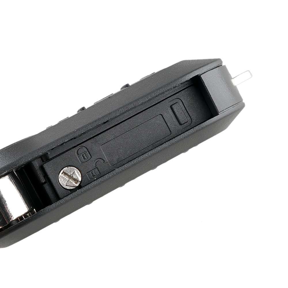 For Fiat 3 Button Folding Car Key Case Remote Control Shell SIP22, Style:Black Switch Button