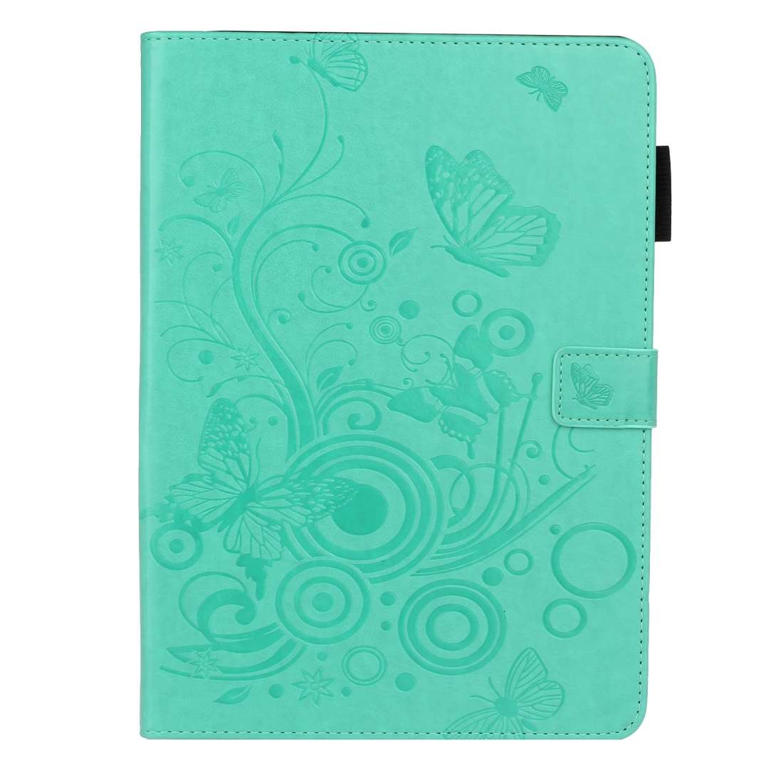 For iPad Pro 11 (2020) Butterflies Embossing Pattern Horizontal Flip Leather Tablet Ca ... (Green)