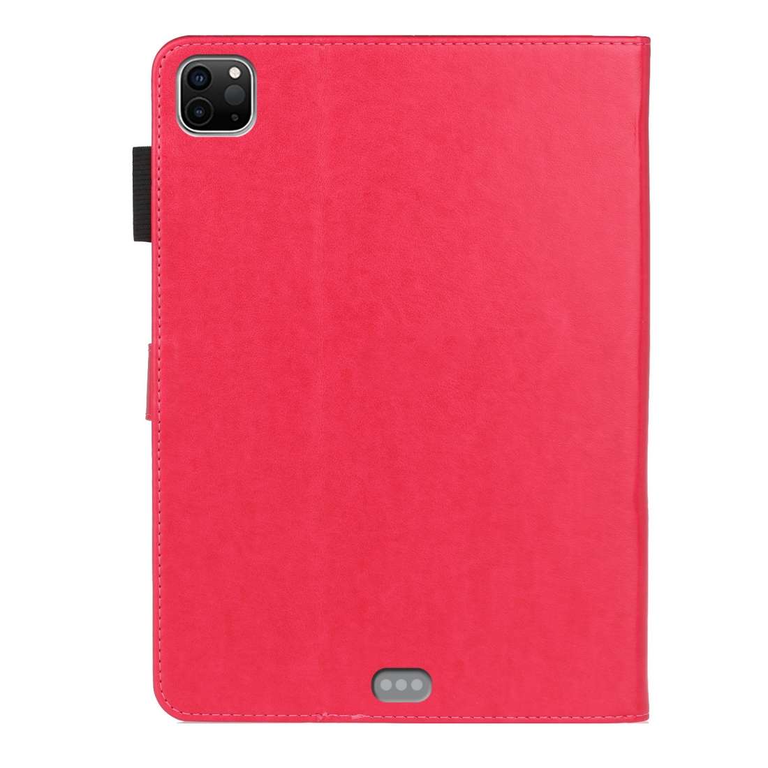 For iPad Pro 11 (2020) Butterflies Embossing Pattern Horizontal Flip Leather Tablet Case ... (Red)