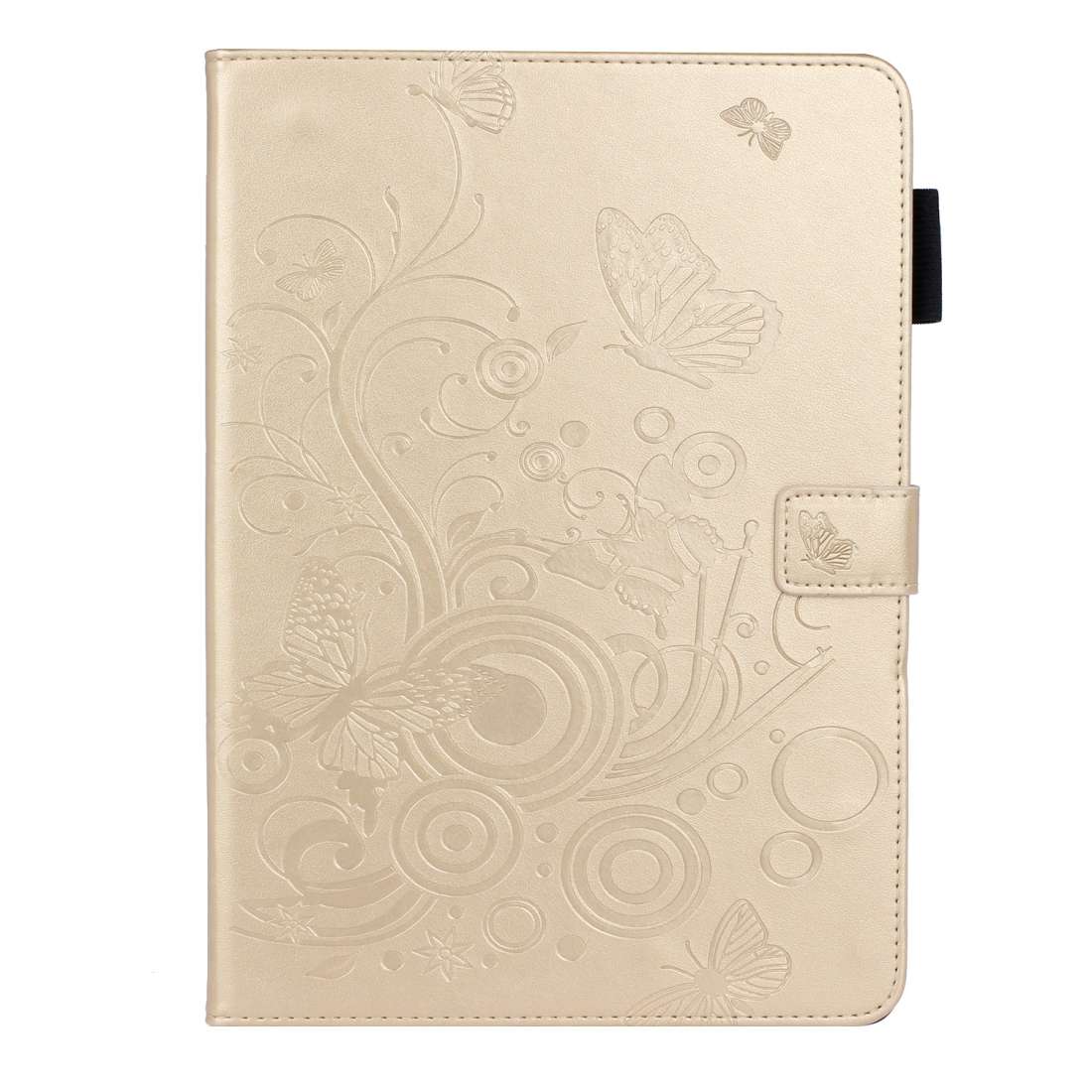 For iPad Pro 11 (2020) Butterflies Embossing Pattern Horizontal Flip Leather Tablet Cas ... (Gold)