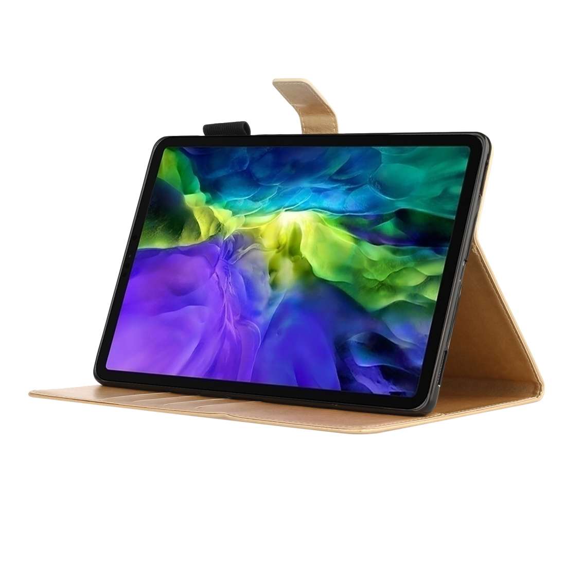 For iPad Pro 11 (2020) Butterflies Embossing Pattern Horizontal Flip Leather Tablet Cas ... (Gold)