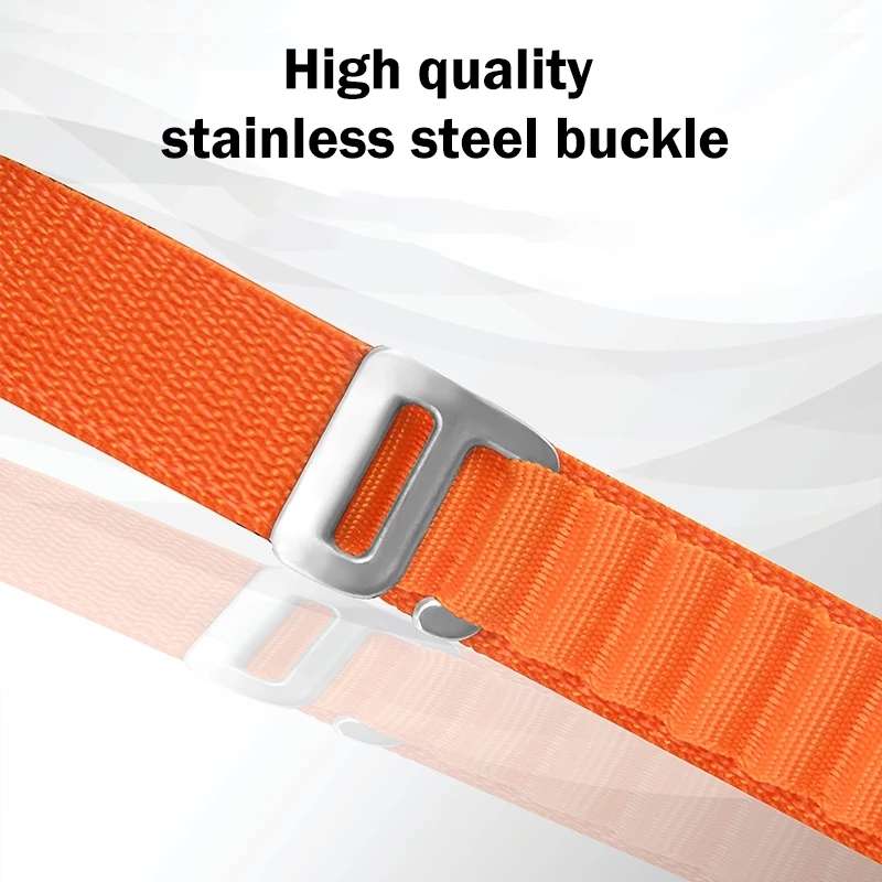 For Fitbit Versa 3 / Sense Universal Loop Nylon Watch Band(Starlight)