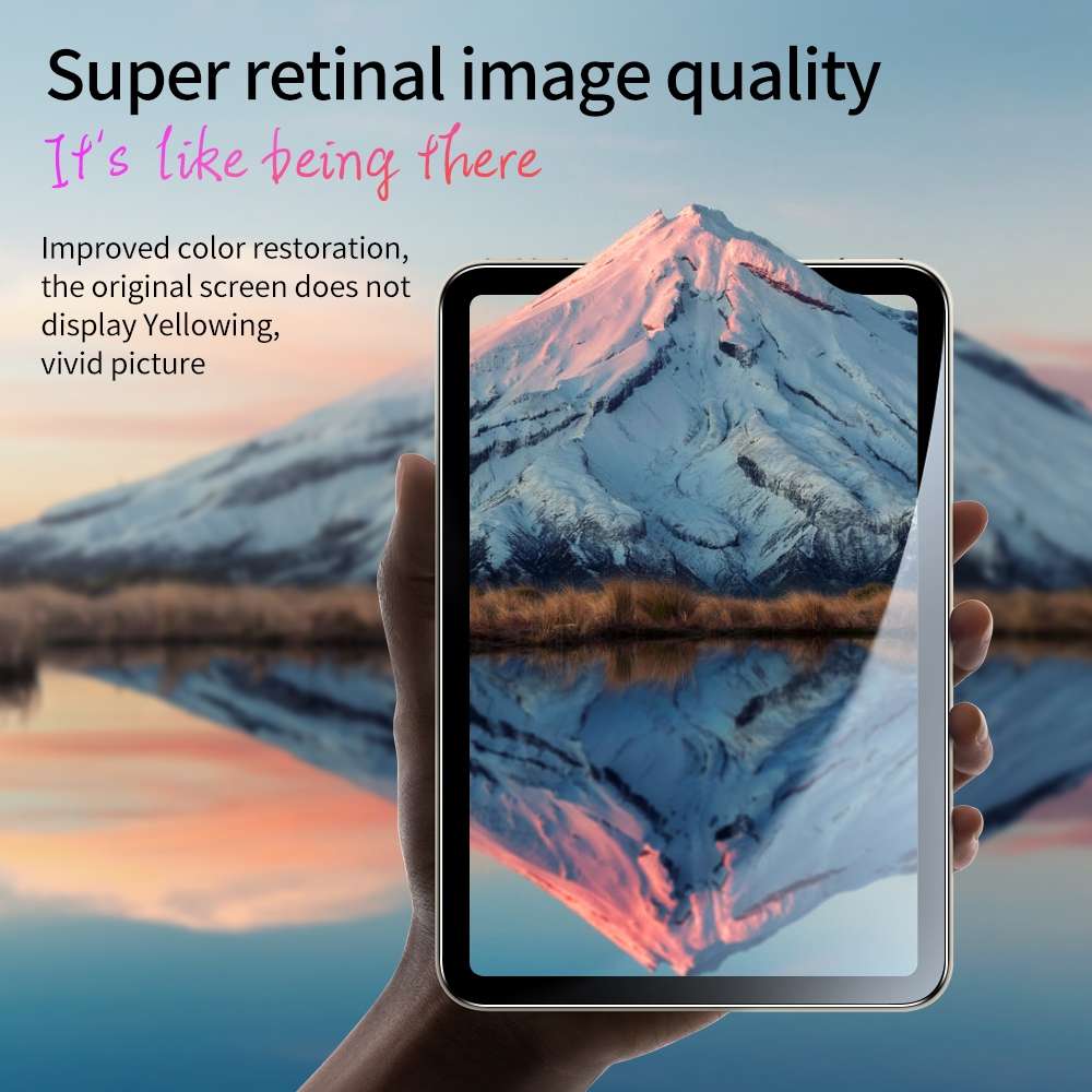 For iPad 9.7 2018 / 2017 / Air 2 / Air 0.3mm Easy Install Green Light Eye-Protection Tempered Glas