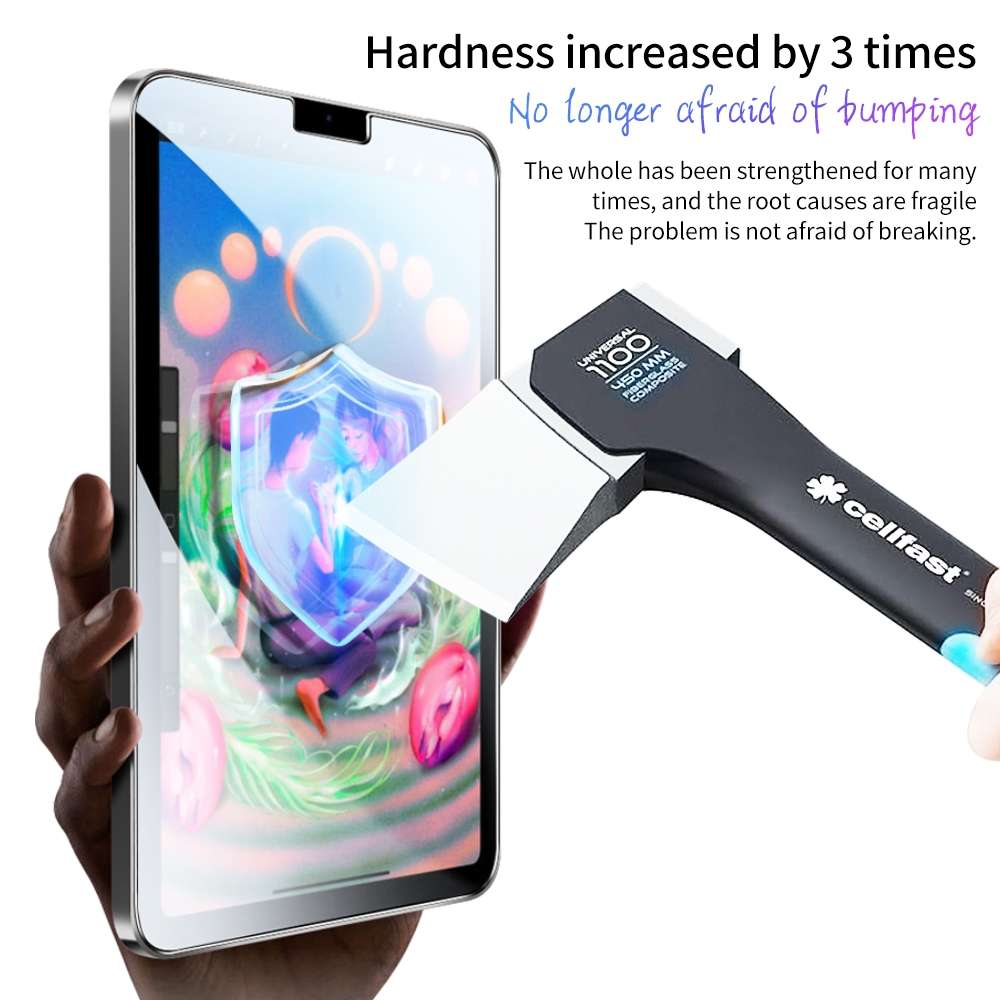 For iPad Pro 12.9 2022 / 2021 / 2020 / 2018 0.3mm Easy Install Green Light Eye-Protection Tempered