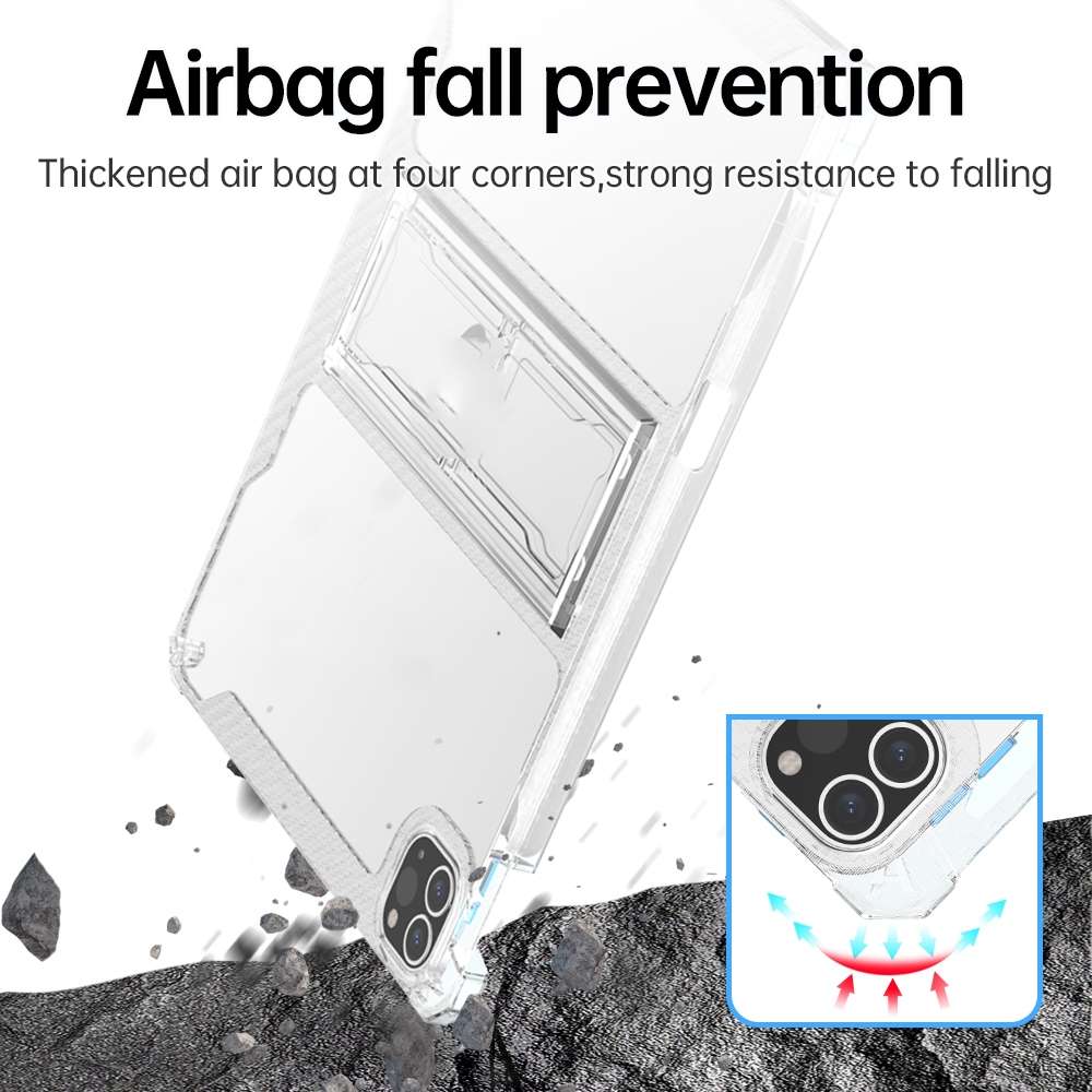 For iPad Pro 11 inch TPU + PC Airbag Full Coverage Shockproof Protective Tablet ... (Transparent)