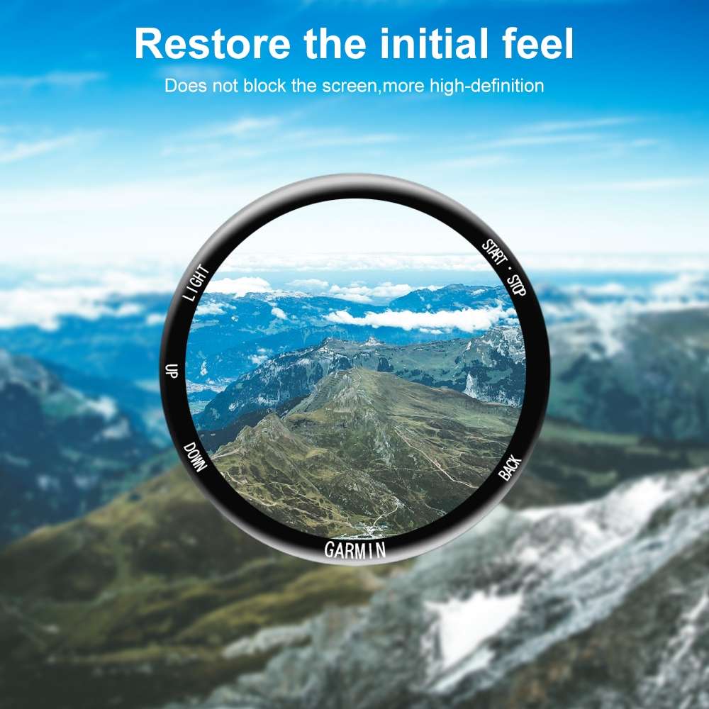 For Garmin Forerunner 45S 3D Surface Composite Soft Watch Film