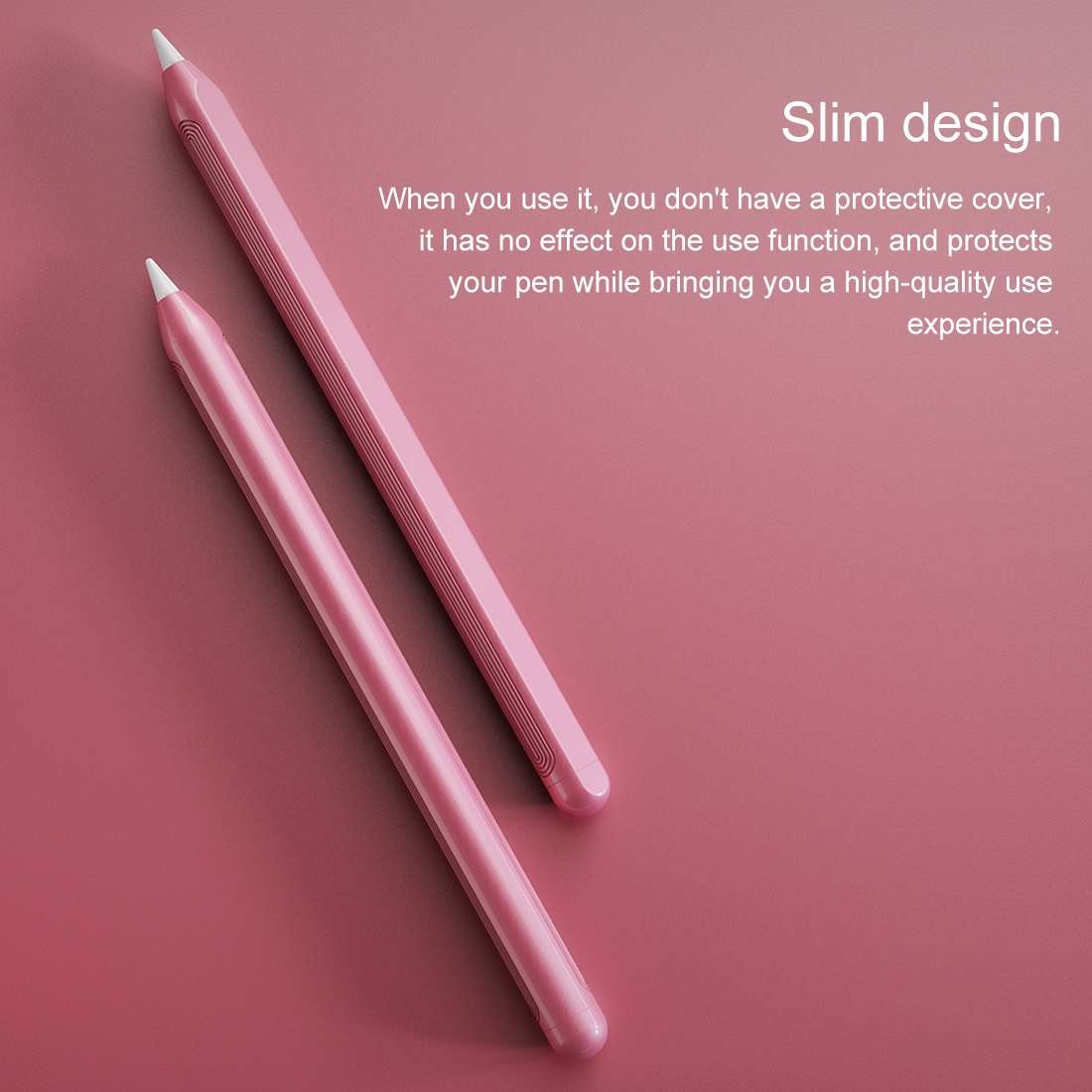 For Apple Pencil 2 Stylus Touch Pen Protective Cover(Pink)