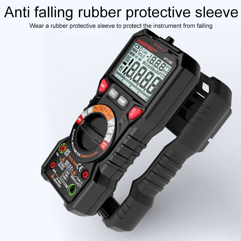 HABOTEST HT118E Handheld High-precision Full Gear Fire Prevention Digital Multimeter