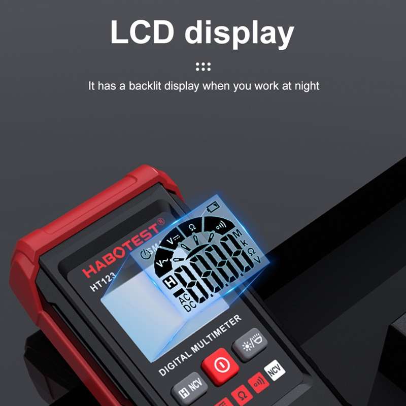 HABOTEST HT123 Mini High-precision Digital Multimeter