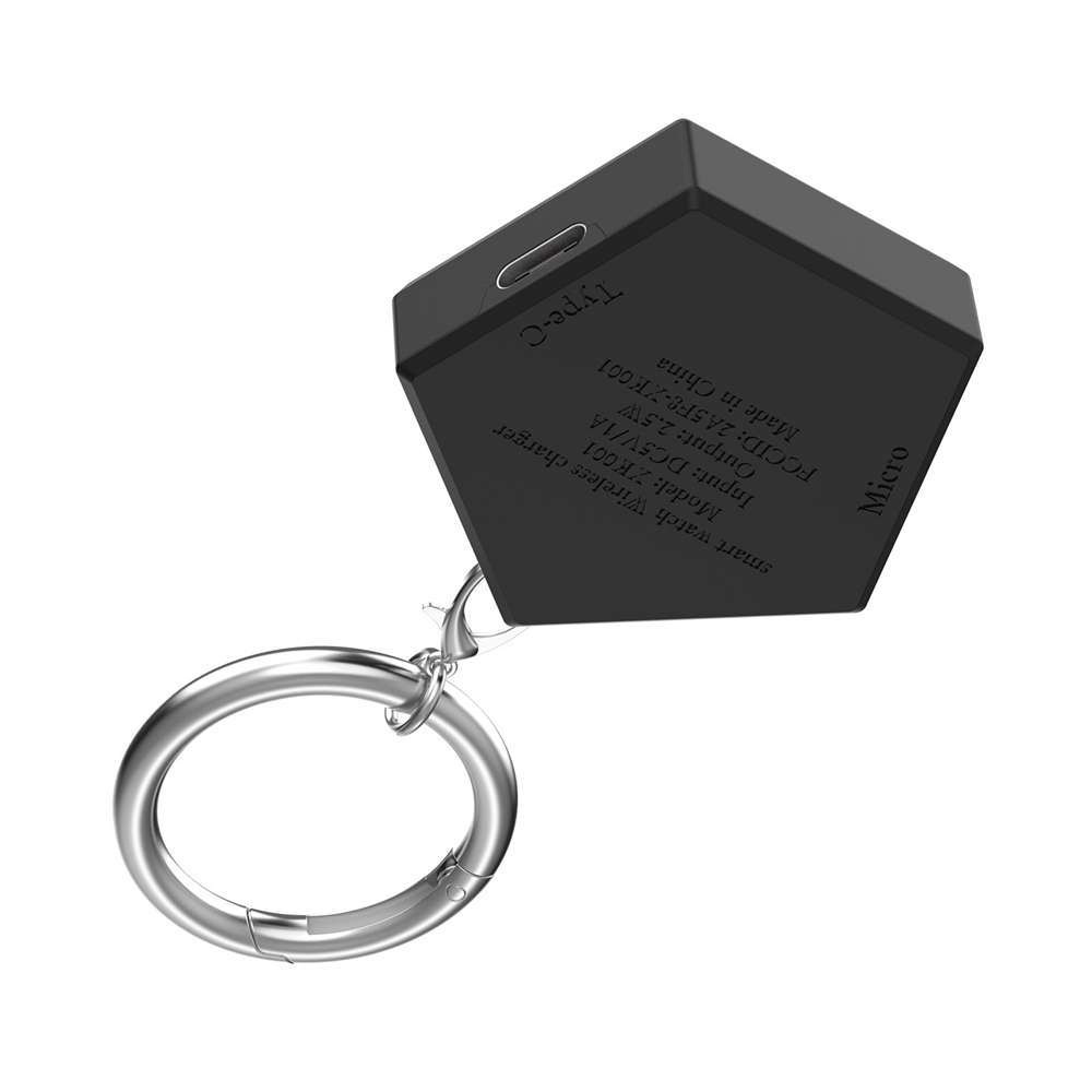 For Huawei Watch Buds Type-C Portable Universal Smart Watch Charger(Black)
