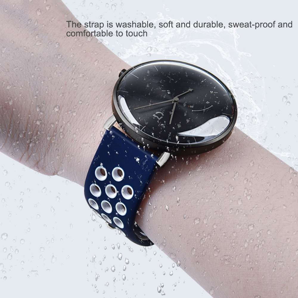 For Google Pixel Watch 4 / 3 / 2 / 1 41mm Two-color Reverse Buckle Silicone Watc ... (Black Green)