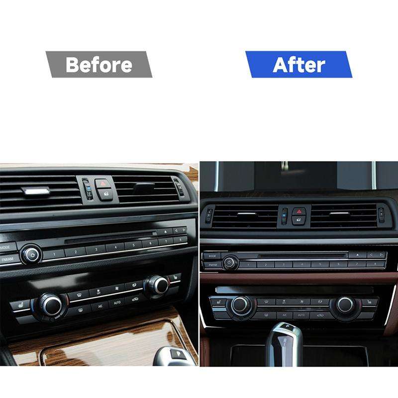 For BMW 5 Series F10 2011-2017 Solid Color Car CD Panel Decorative Sticker