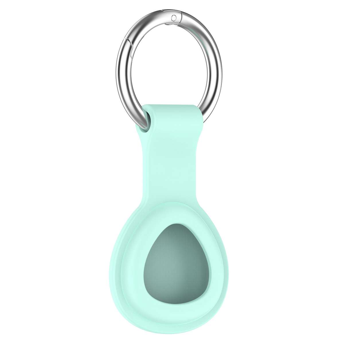 For AirTag 2nd Gen / AirTag 1st Gen Shockproof Anti-scratch Silicone Protective Case(Teal)