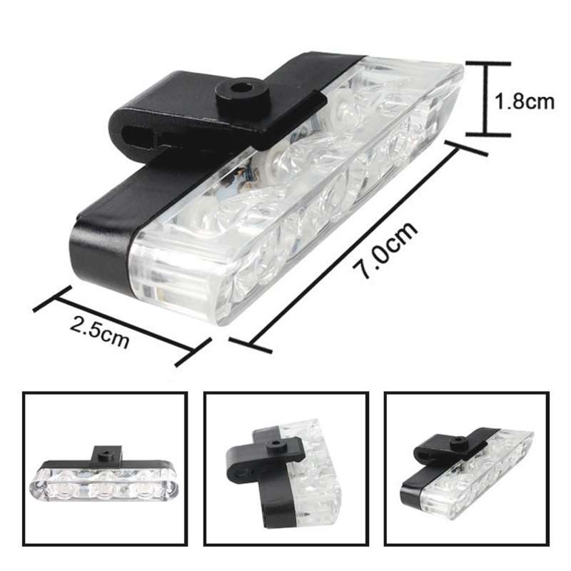 4 in 1 Car 12LEDs Grille Flash Lights Warning Lights with Wireless Remote Control, Color:White