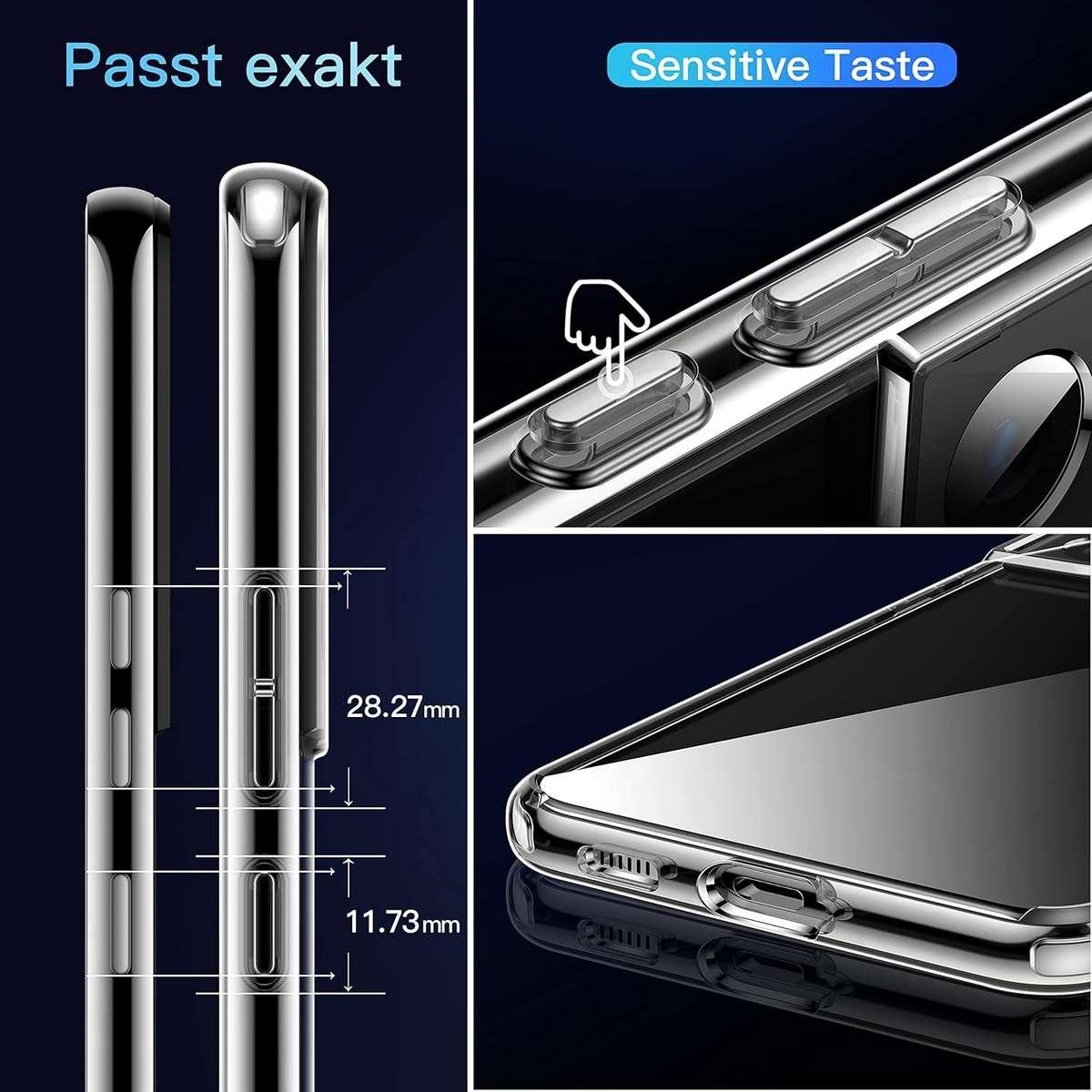 For Samsung Galaxy S21 FE 5G Transparent Frosted MagSafe Phone Case