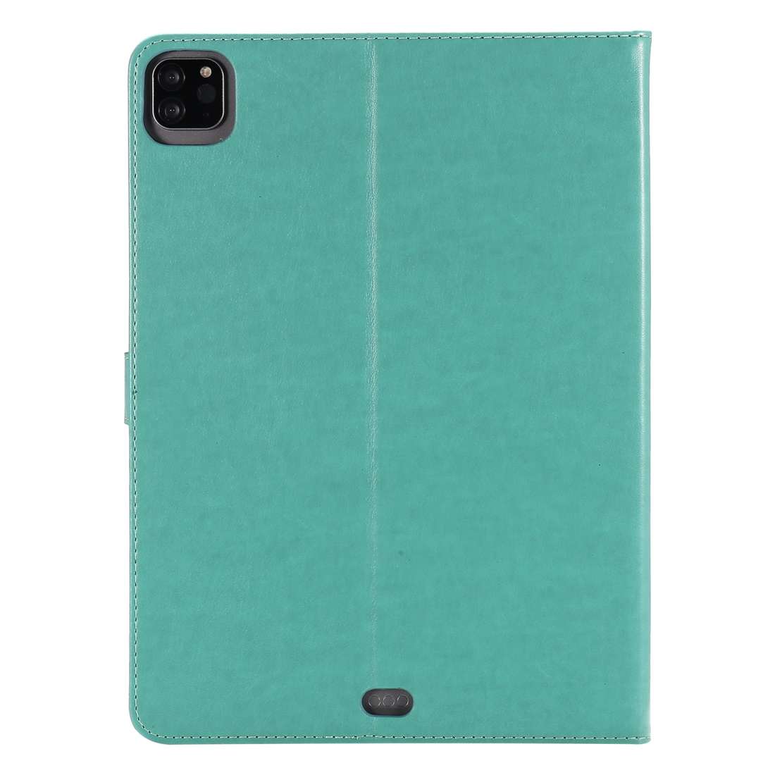 For iPad Pro 11 (2020) Pressed Printing Woman and Cat Pattern Horizontal Flip Leather ... (Green)