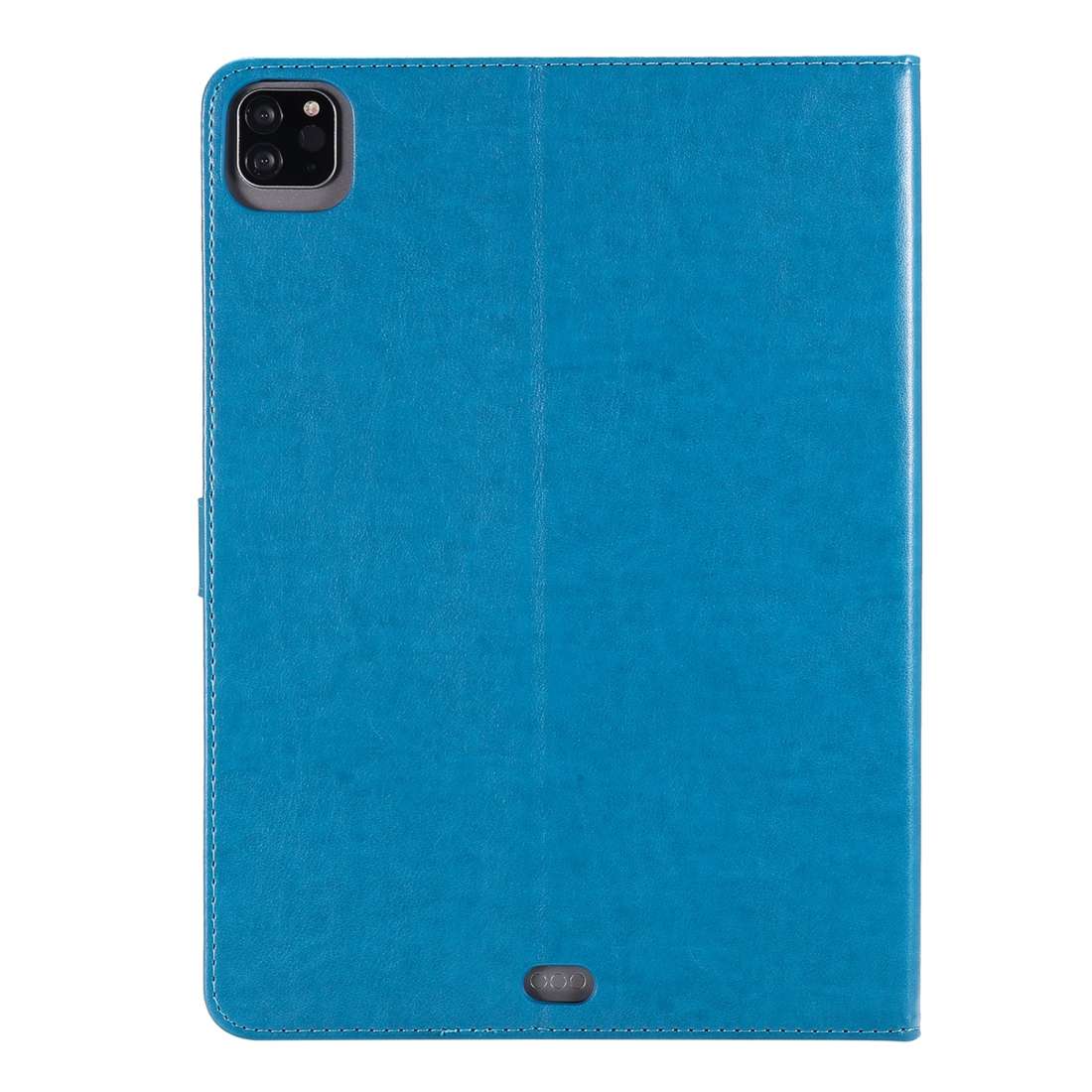 For iPad Pro 11 (2020) Pressed Printing Woman and Cat Pattern Horizontal Flip Leather T ... (Blue)
