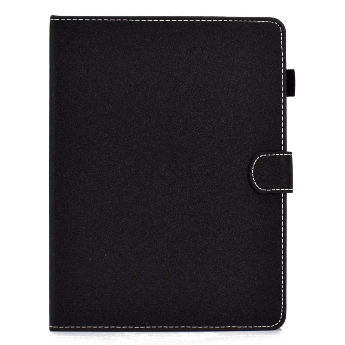 For 7 inch Solid Color Tablet PC Universal Magnetic Horizontal Flip Leather Case with ... (Black)