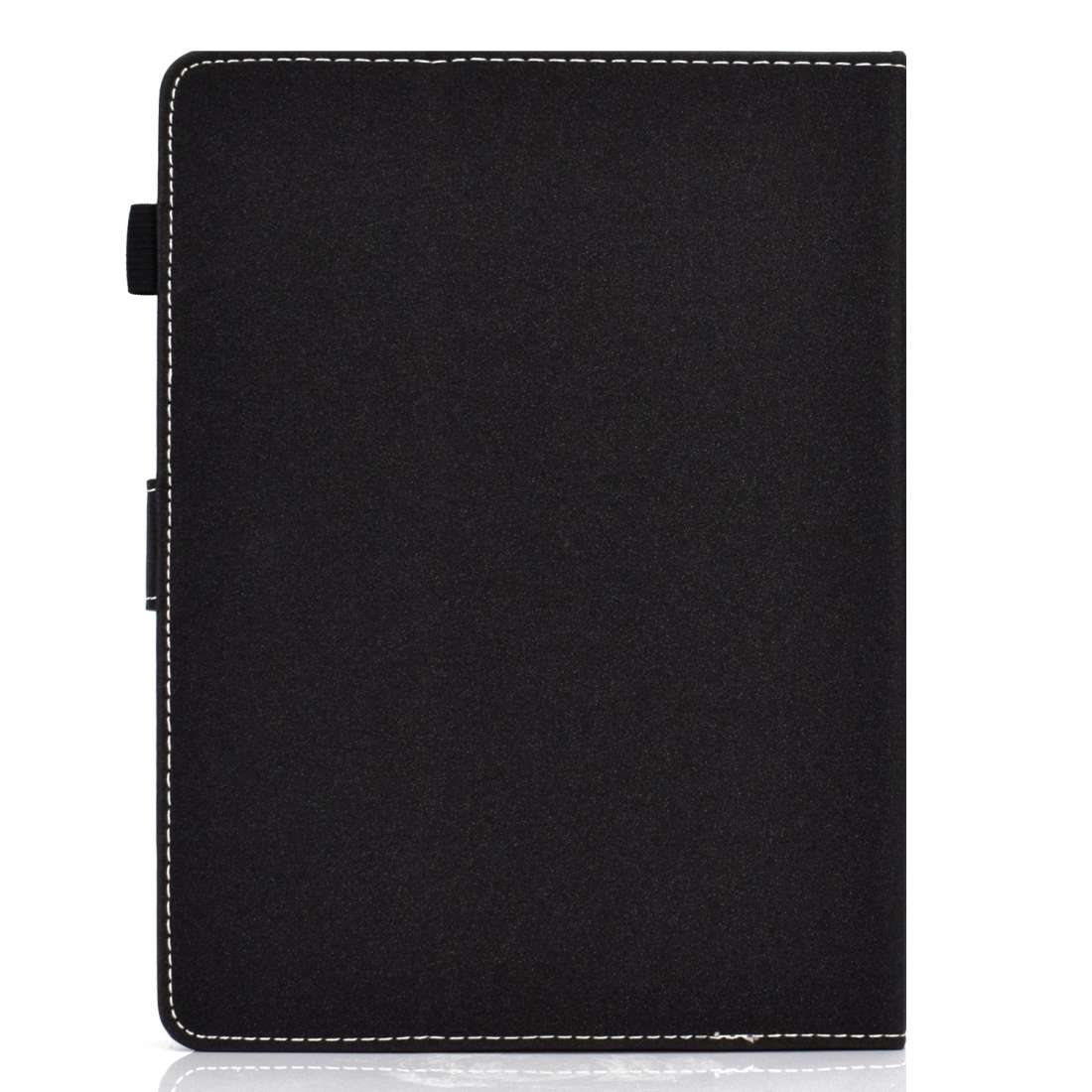 For 7 inch Solid Color Tablet PC Universal Magnetic Horizontal Flip Leather Case with ... (Black)