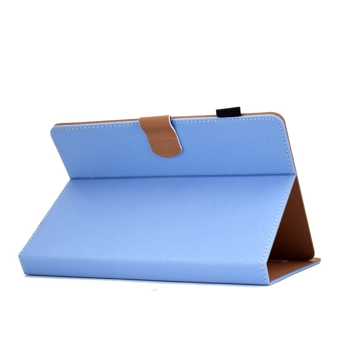 For 7 inch Solid Color Tablet PC Universal Magnetic Horizontal Flip Leather Case with C ... (Blue)