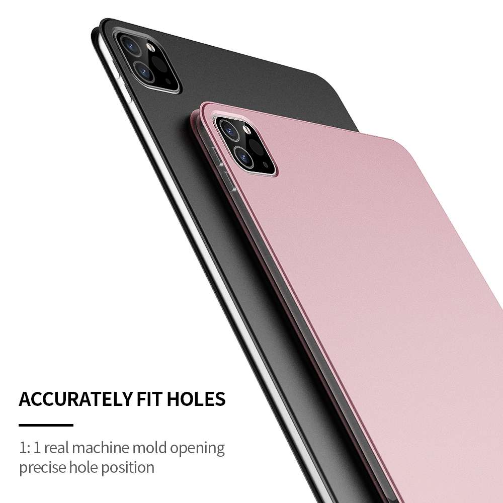 For iPad Pro 11 (2020) Horizontal Flip Ultra-thin Double-sided Clip Magnetic PU Le ... (Navy Blue)