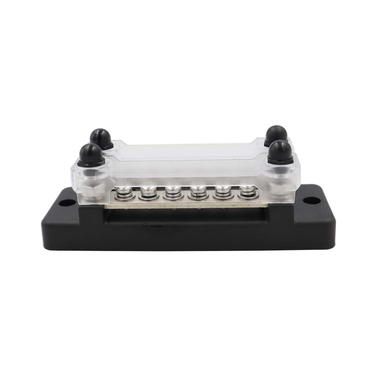 CP-3023-01 150A 12-48V RV Yacht Double-row 6-way Busbar(Black)