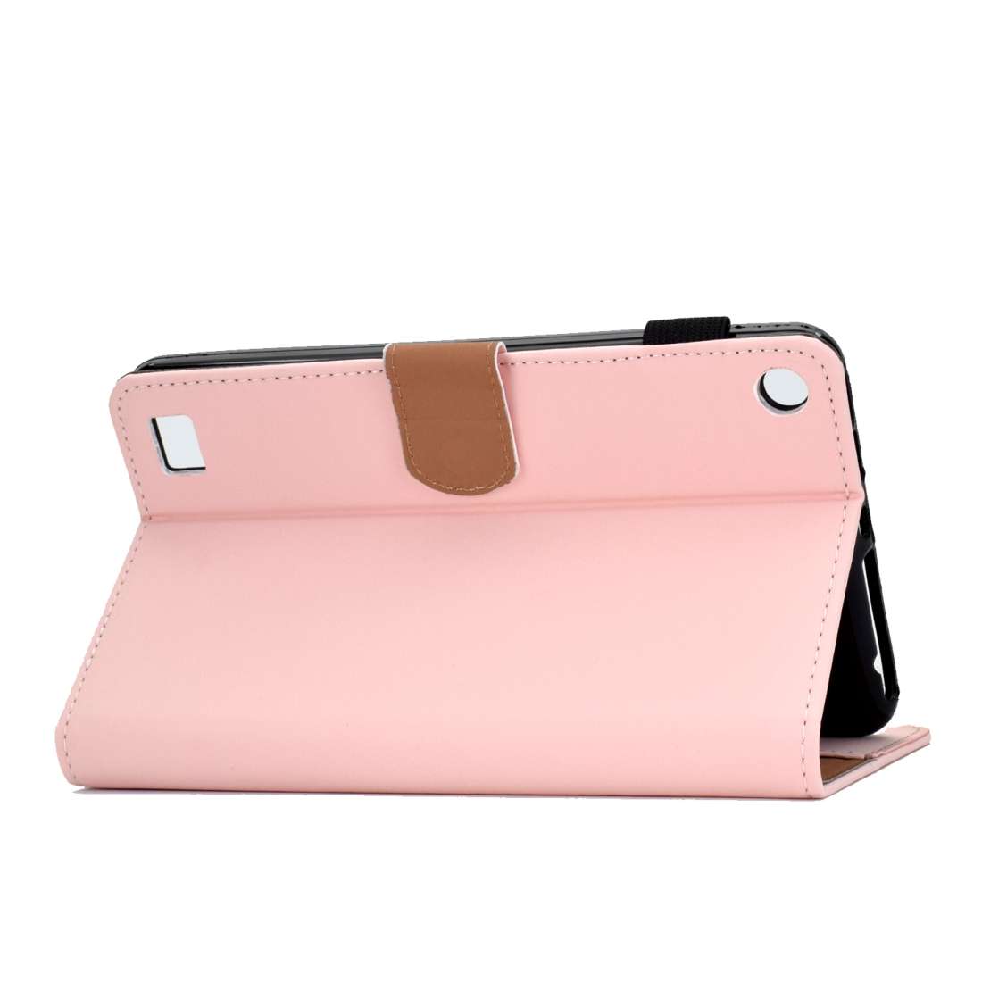 For Kindle Fire 7(2015/2017/2019) Solid Color Tablet PC Universal Magnetic Horizontal F ... (Pink)