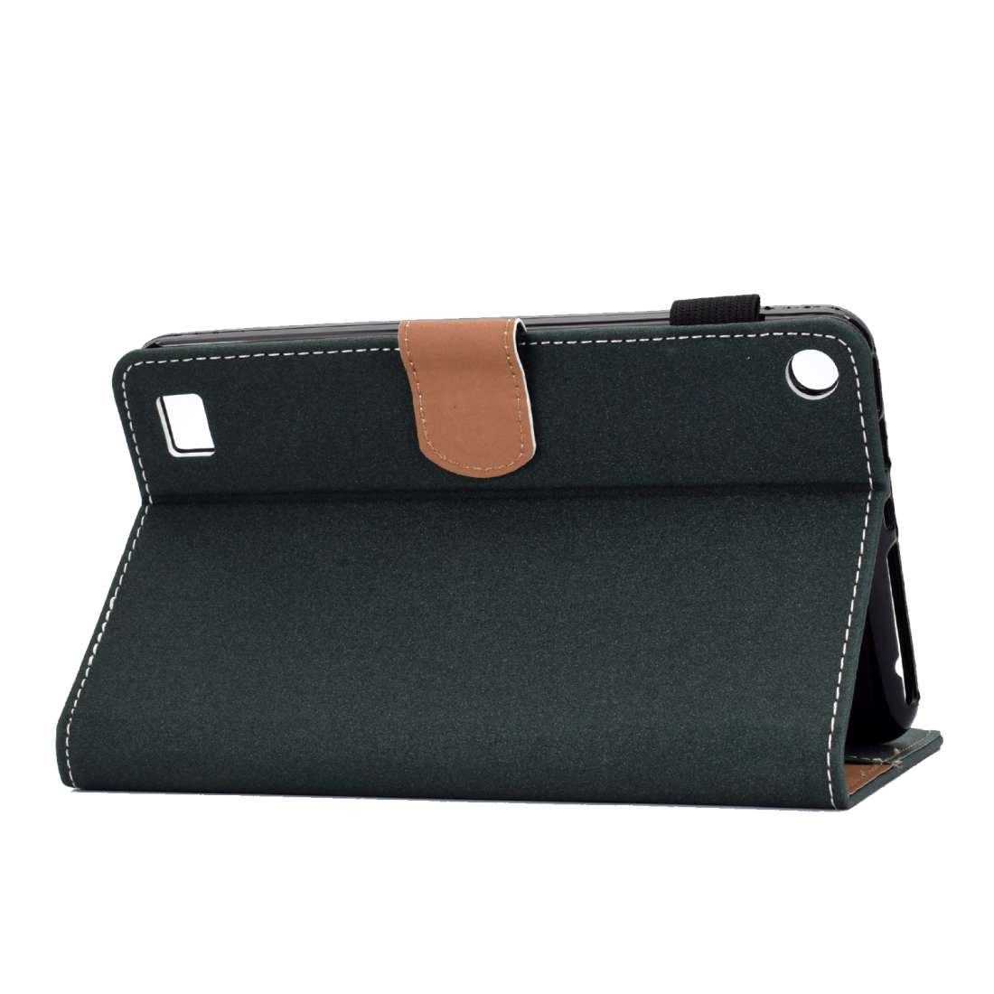For Kindle Fire 7(2015/2017/2019) Solid Color Tablet PC Universal Magnetic Horizontal ... (Green)