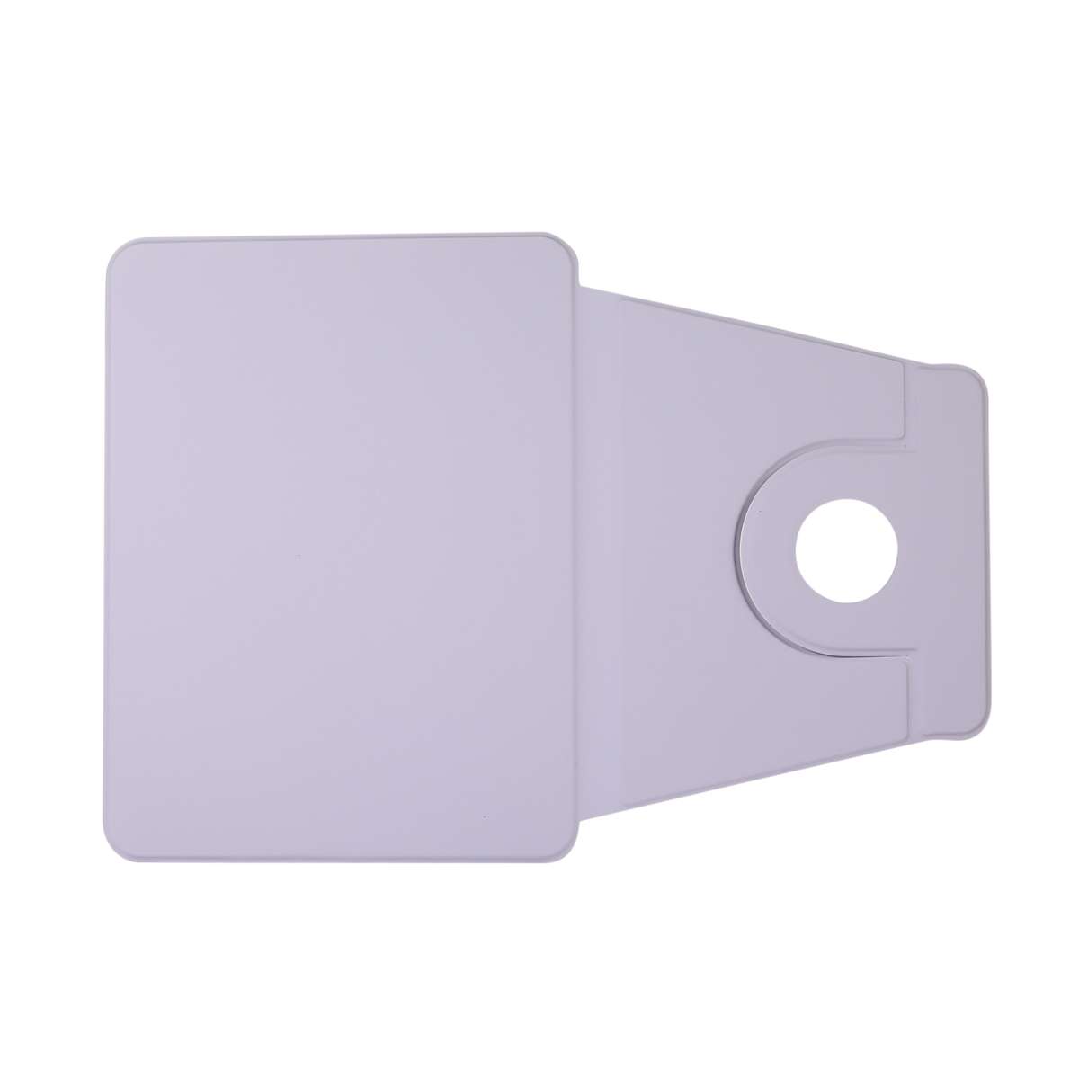 2 in 1 Acrylic Split Rotating Leather Tablet Case For iPad 10.2 2021 / 2020 / 2019(Lavender)