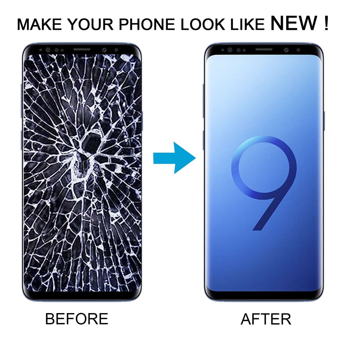 TFT LCD Screen for Samsung Galaxy S9+ SM-G965 Digitizer Full Assembly with Frame(Black)