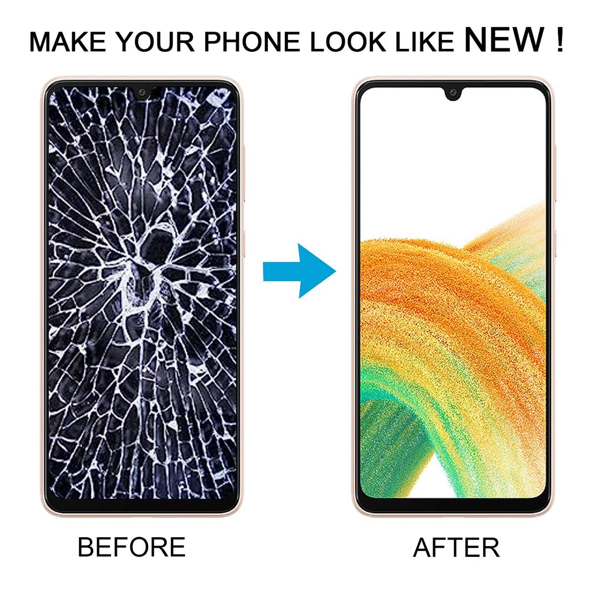 For Samsung Galaxy A33 5G SM-A336 6.36 inch OLED LCD Screen Digitizer Full Assembly with Frame (Whit