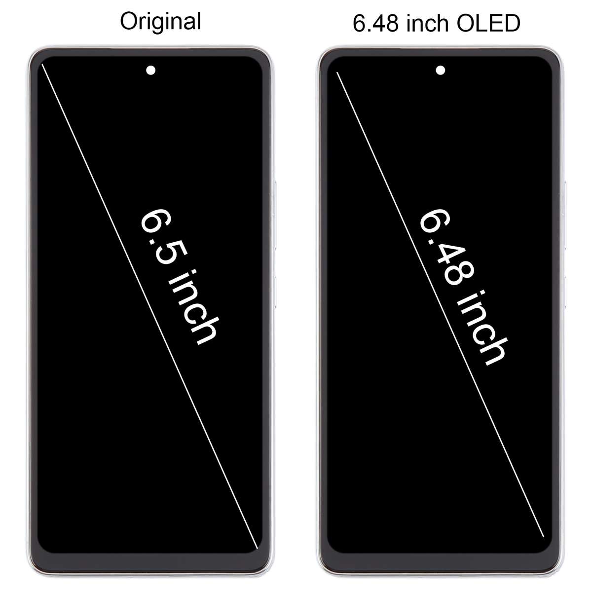 For Samsung Galaxy A53 5G SM-A536 6.48 inch OLED LCD Screen Digitizer Full Assembly wit ... (Gold)