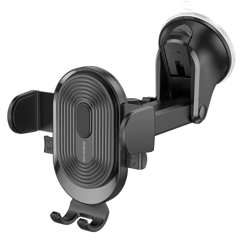 Borofone BH85 Car Center Console One-button Phone Bracket(Black)